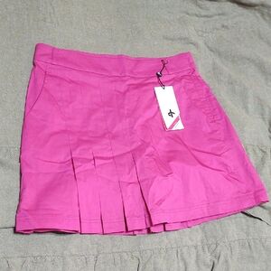 Cross Women's Pink Pleated Skirt Skort size 38
